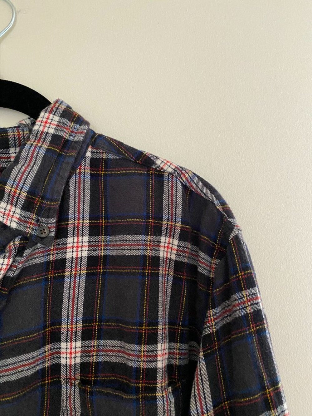 St John's Bay Black and White Men's Flannel